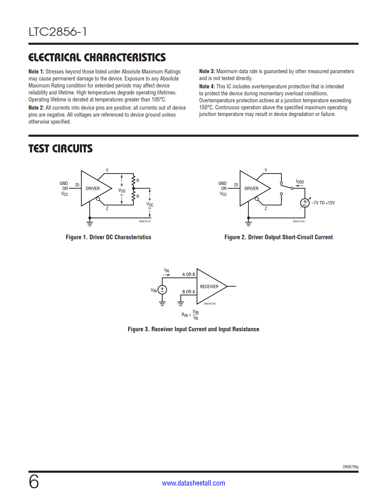 LTC2856-1 Datasheet Page 6