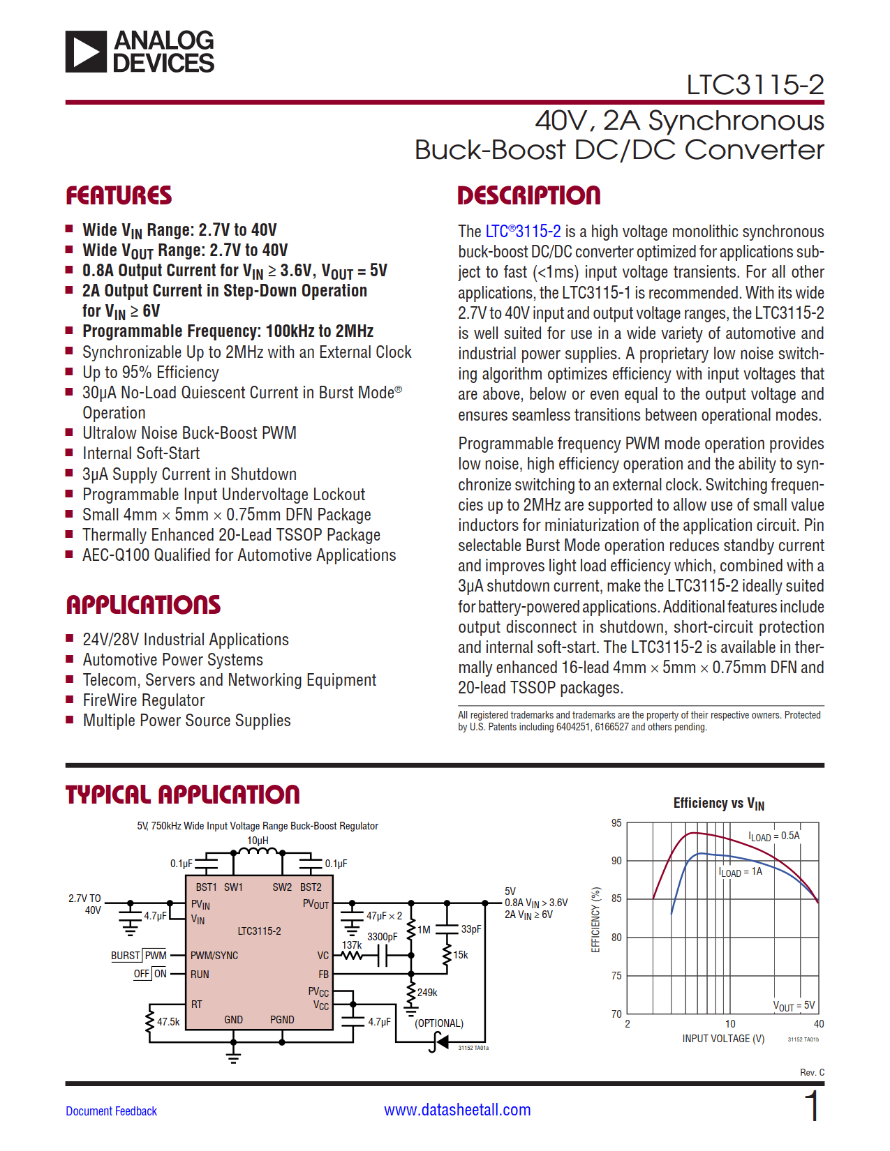 LTC3115-2 Datasheet