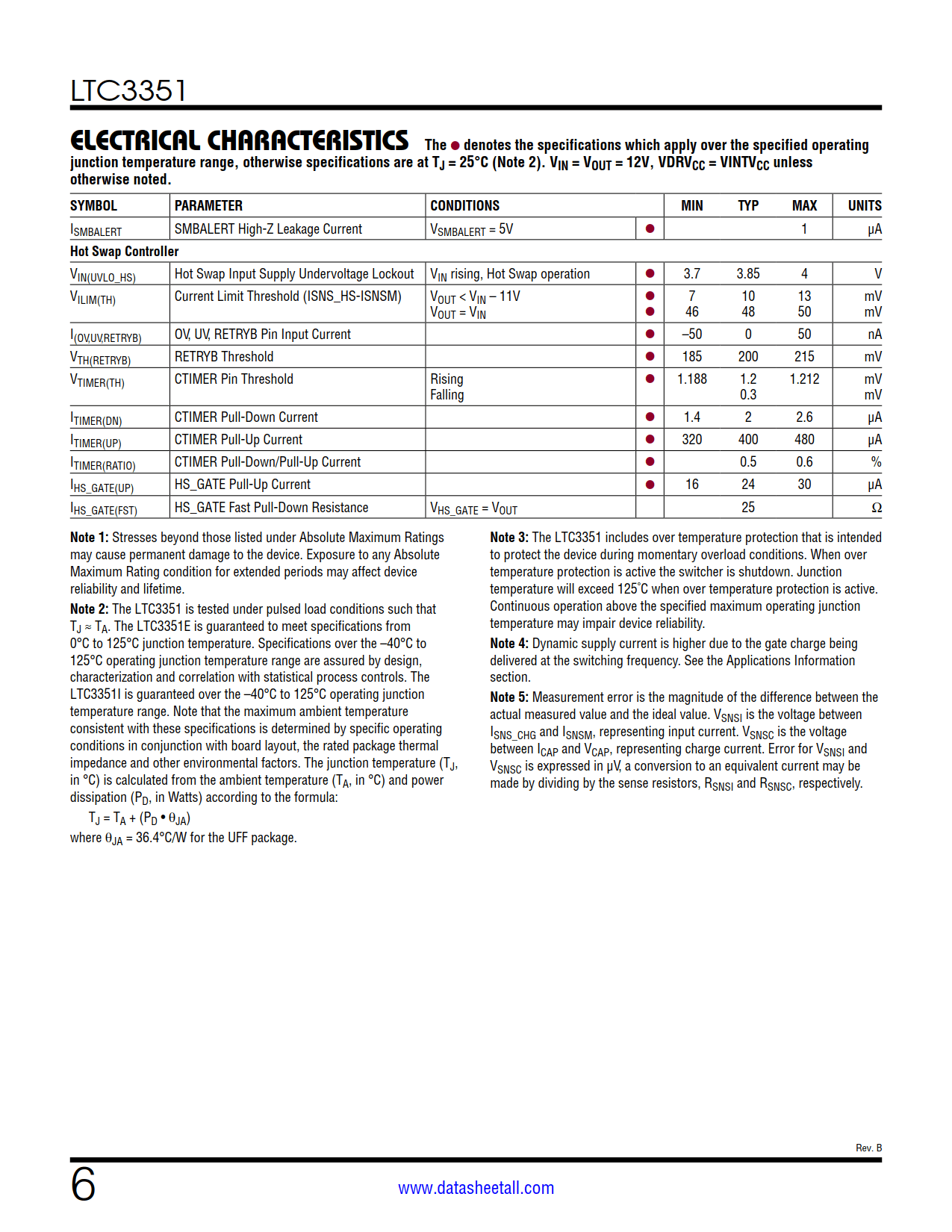 LTC3351 Datasheet Page 6