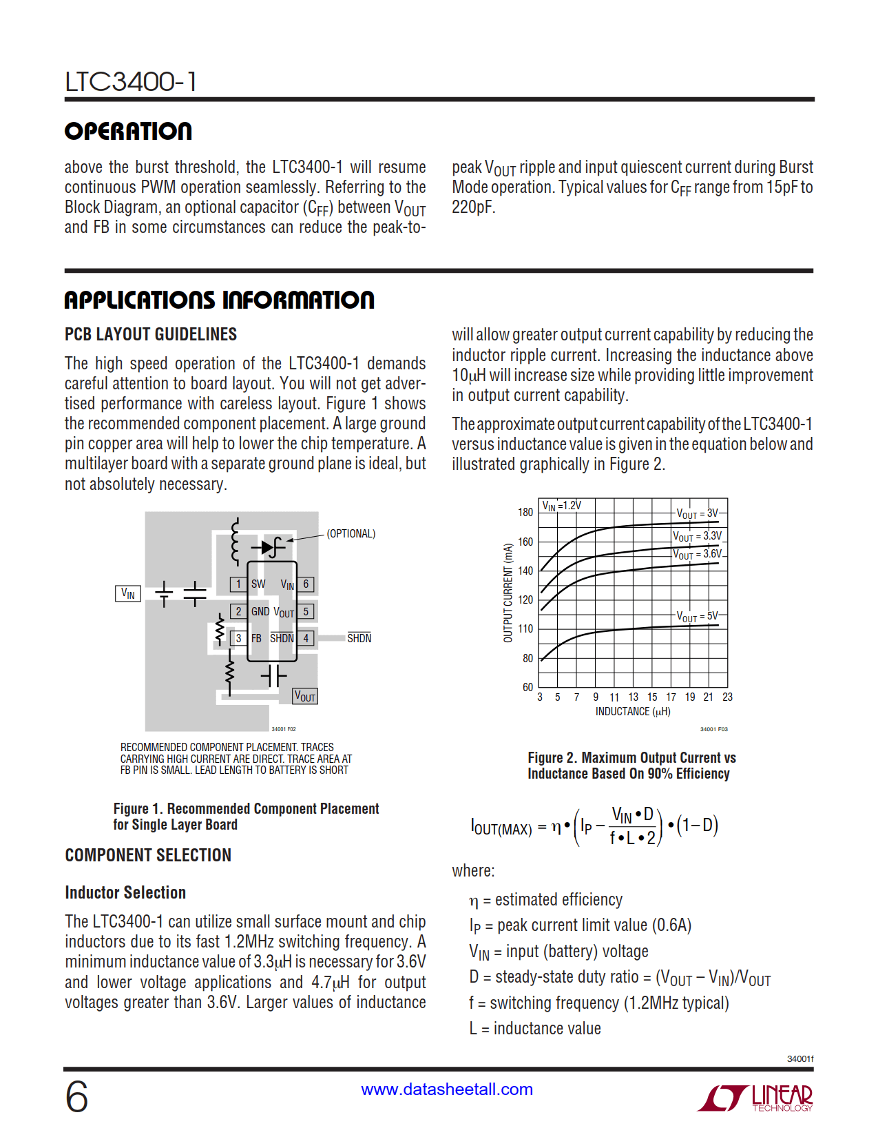 LTC3400-1 Datasheet Page 6