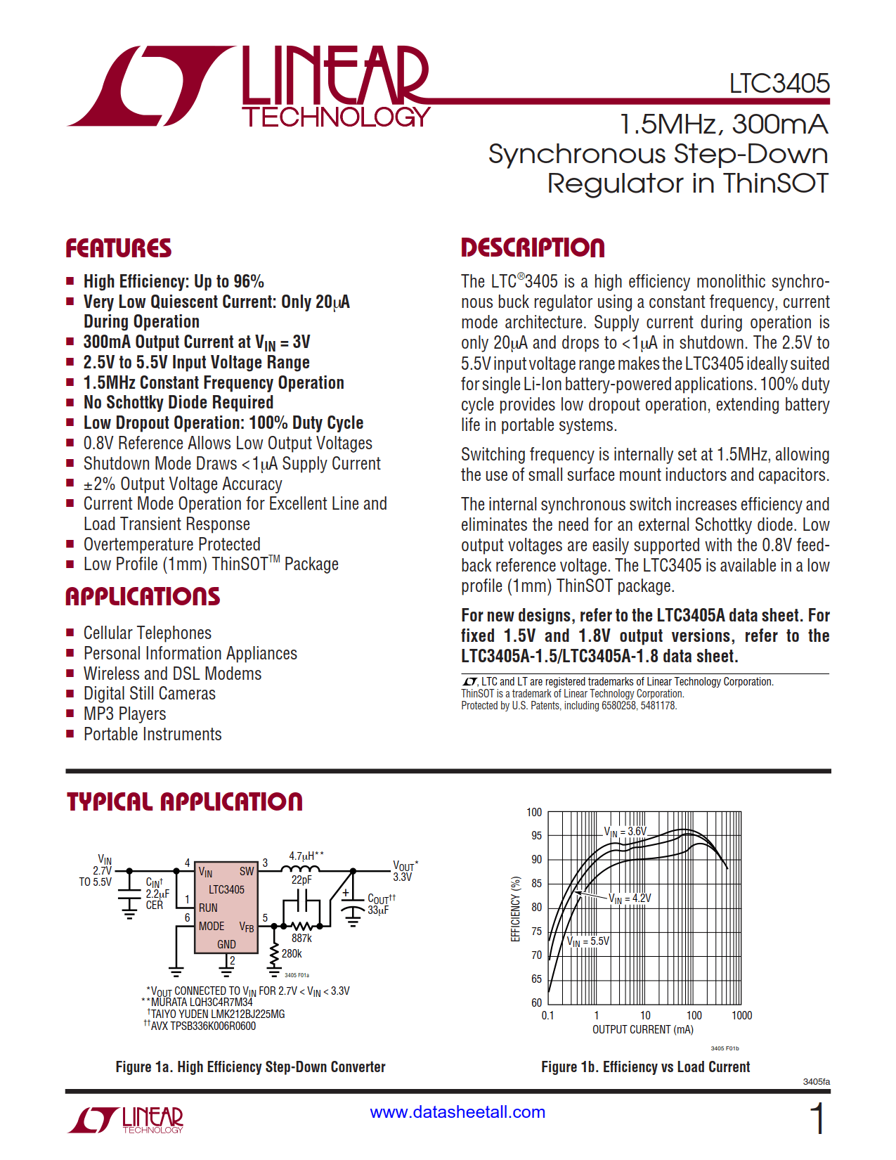 LTC3405 Datasheet