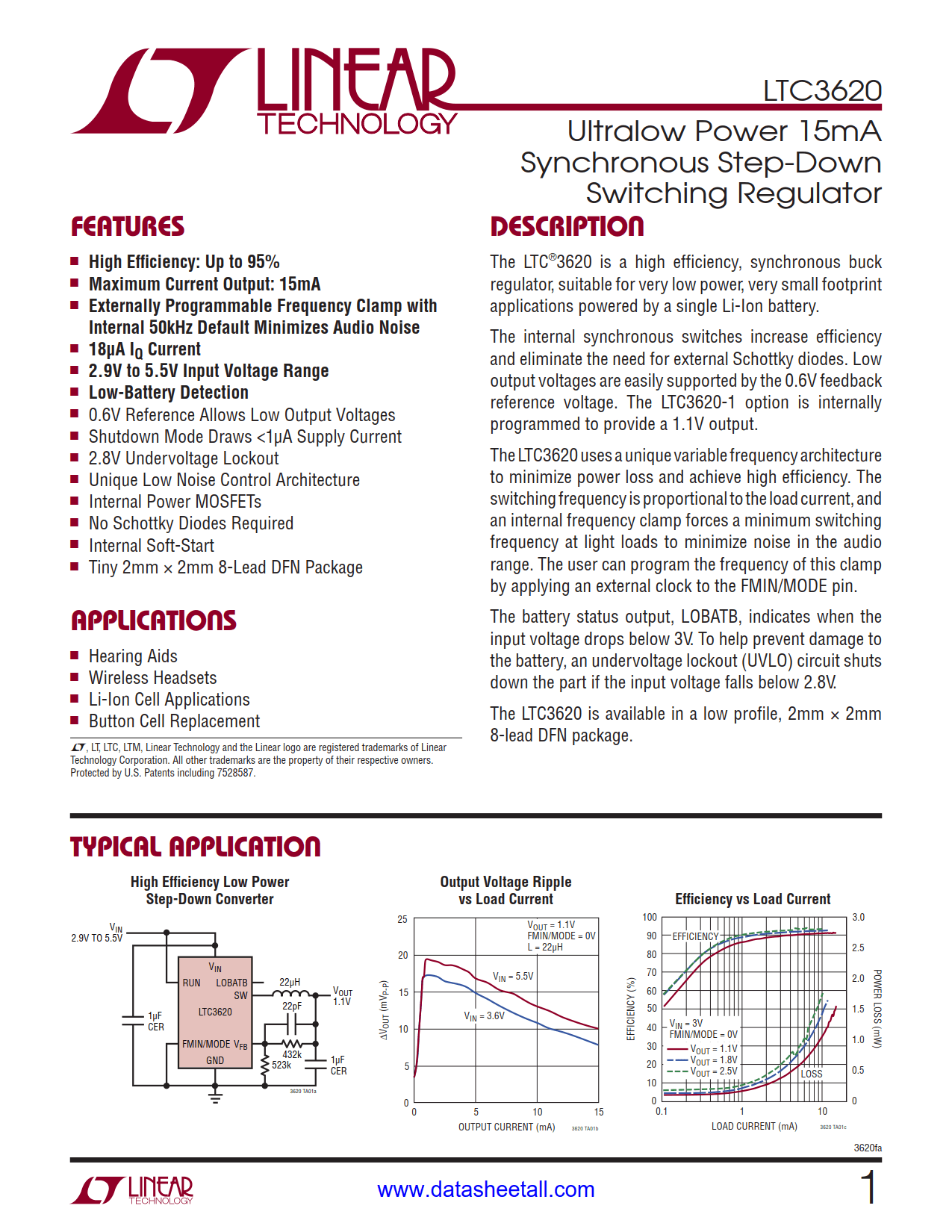 LTC3620 Datasheet