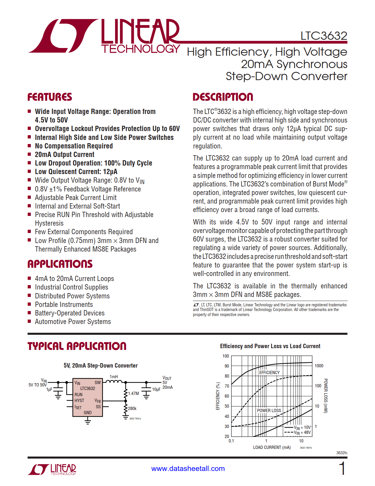 LTC3632 Datasheet