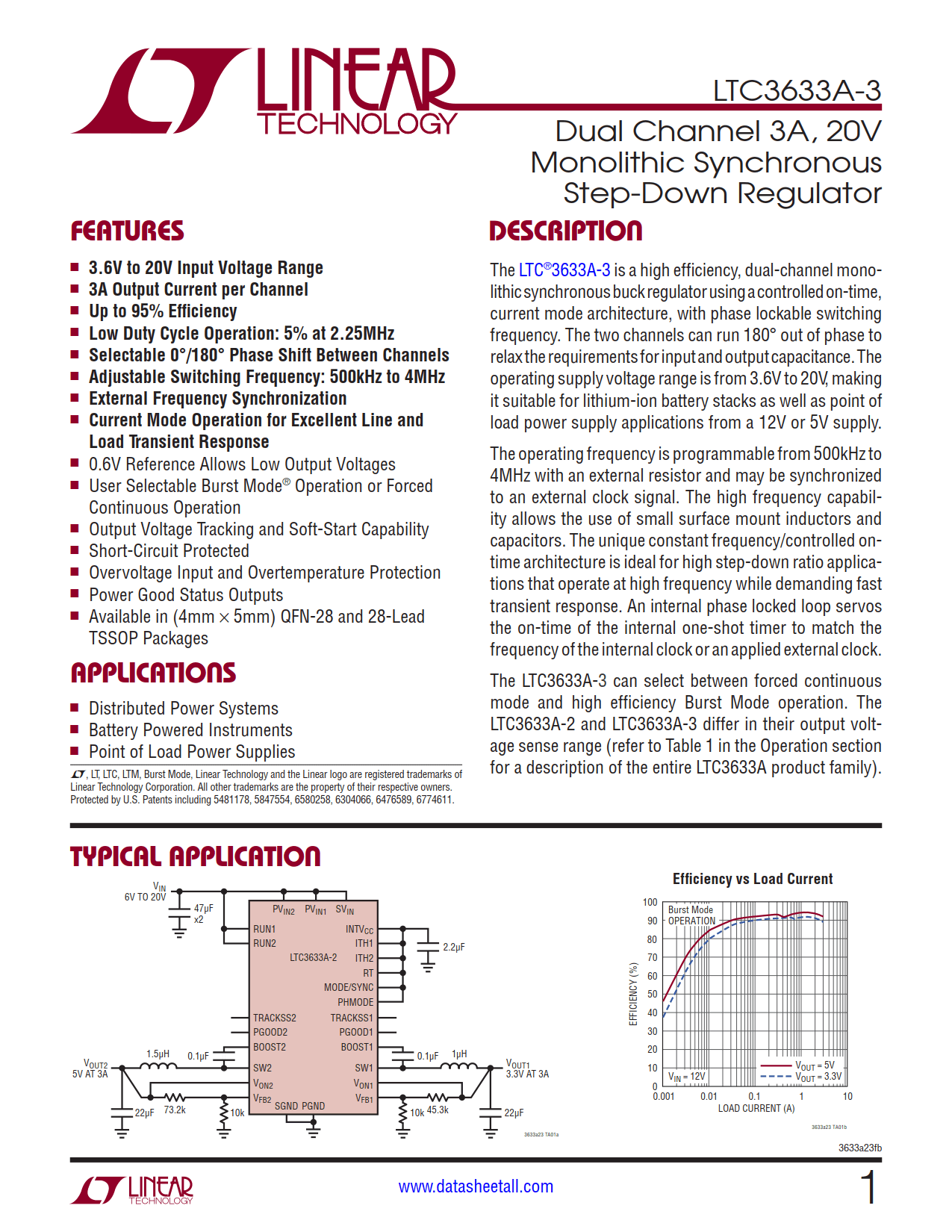 LTC3633A-3 Datasheet