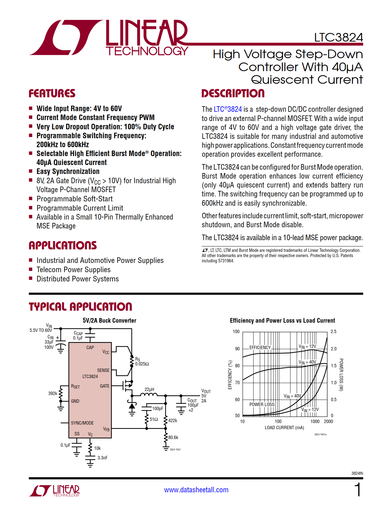 LTC3824 Datasheet