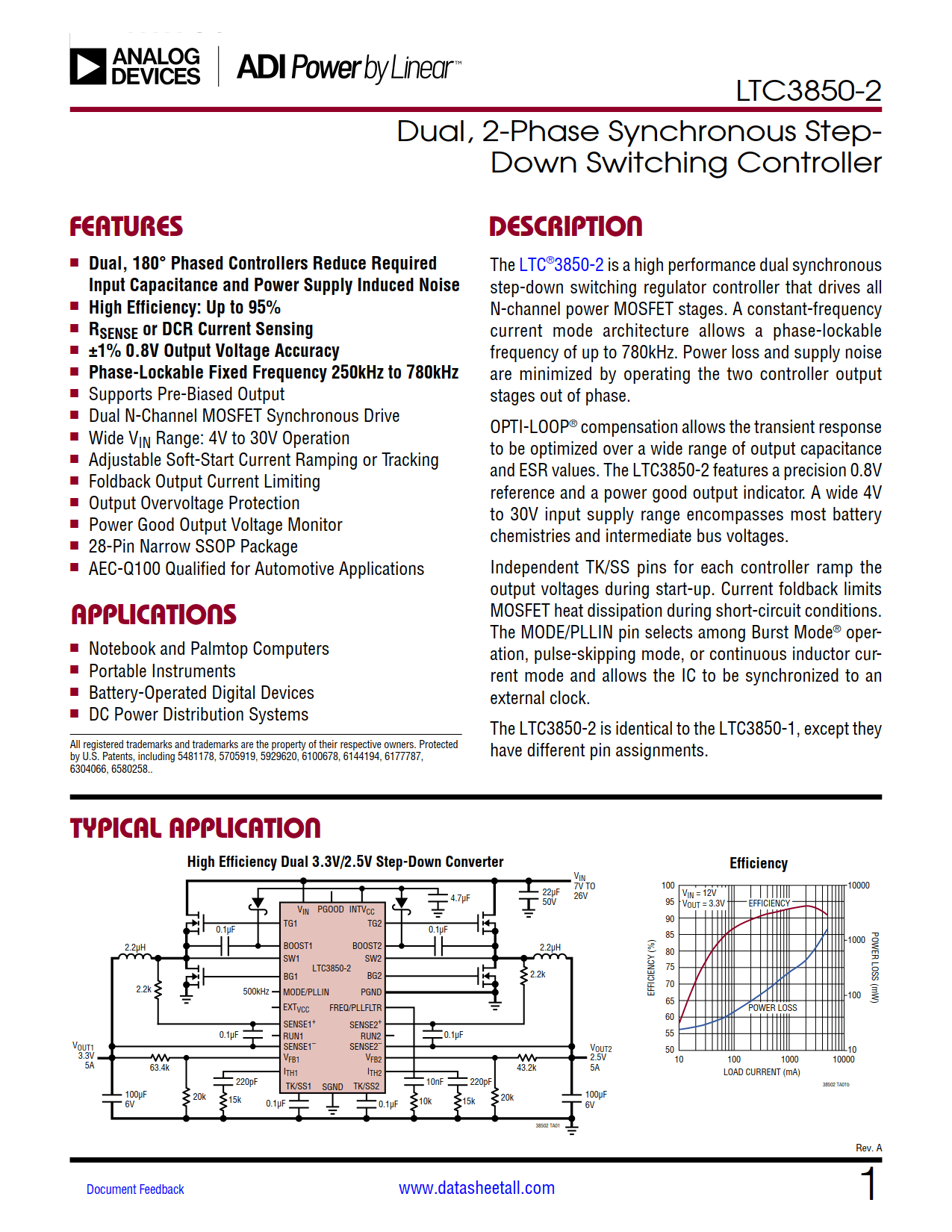 LTC3850-2 Datasheet