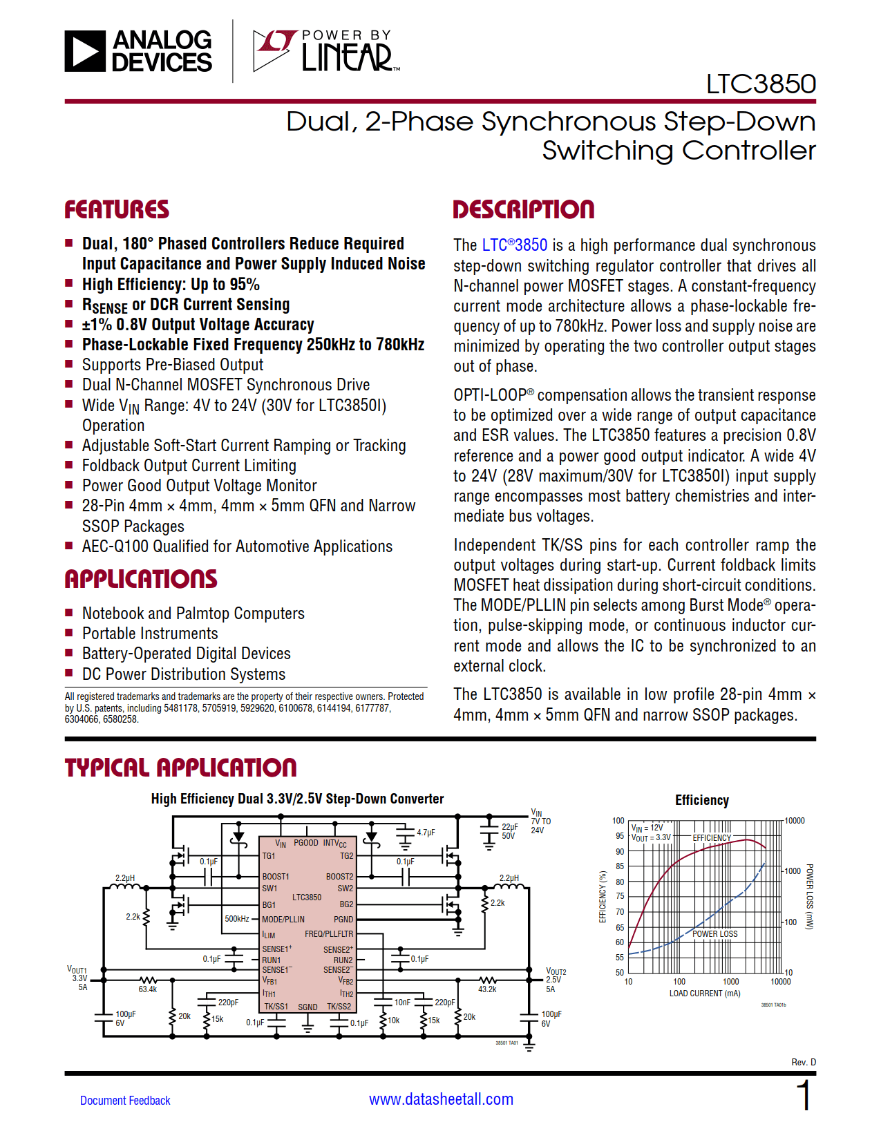 LTC3850 Datasheet