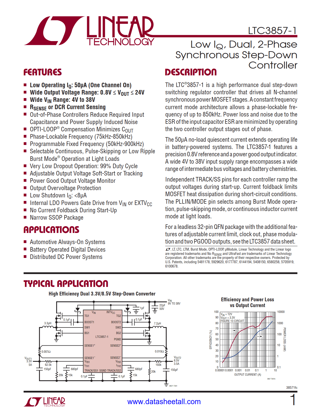 LTC3857-1 Datasheet