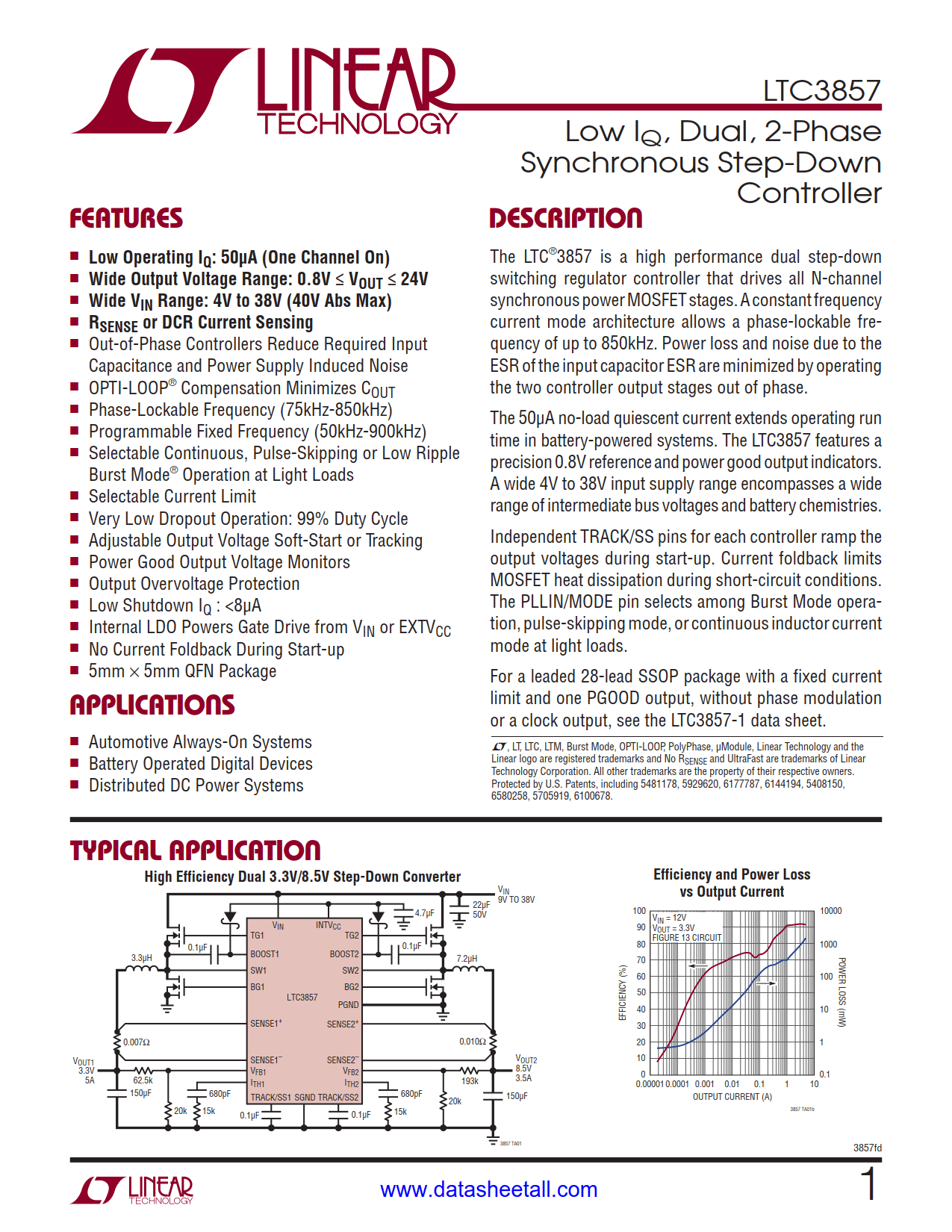 LTC3857 Datasheet