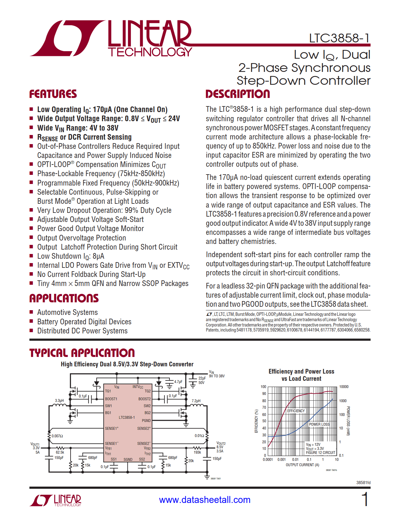 LTC3858-1 Datasheet