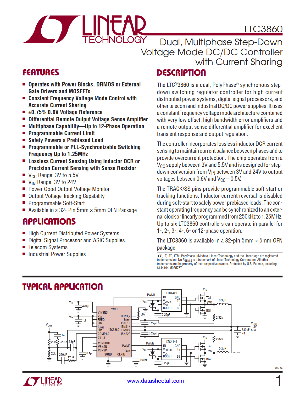 LTC3860 Datasheet