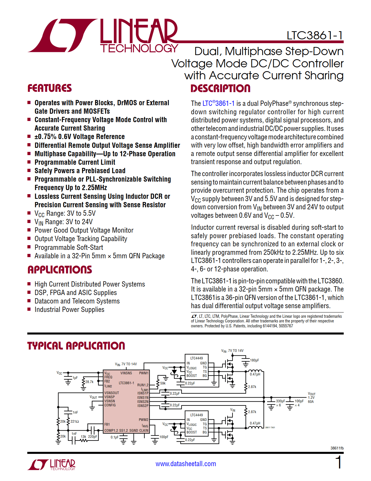 LTC3861-1 Datasheet