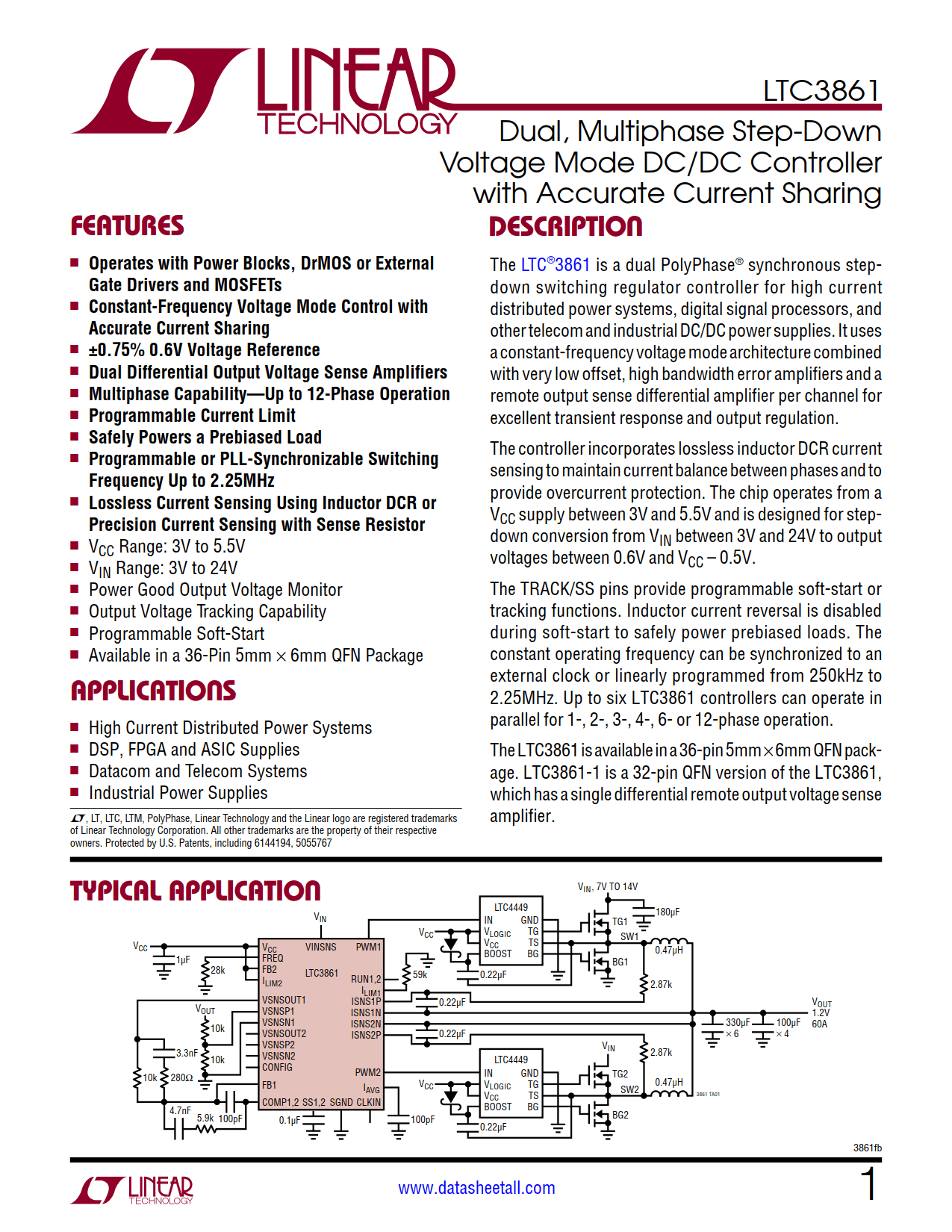 LTC3861 Datasheet