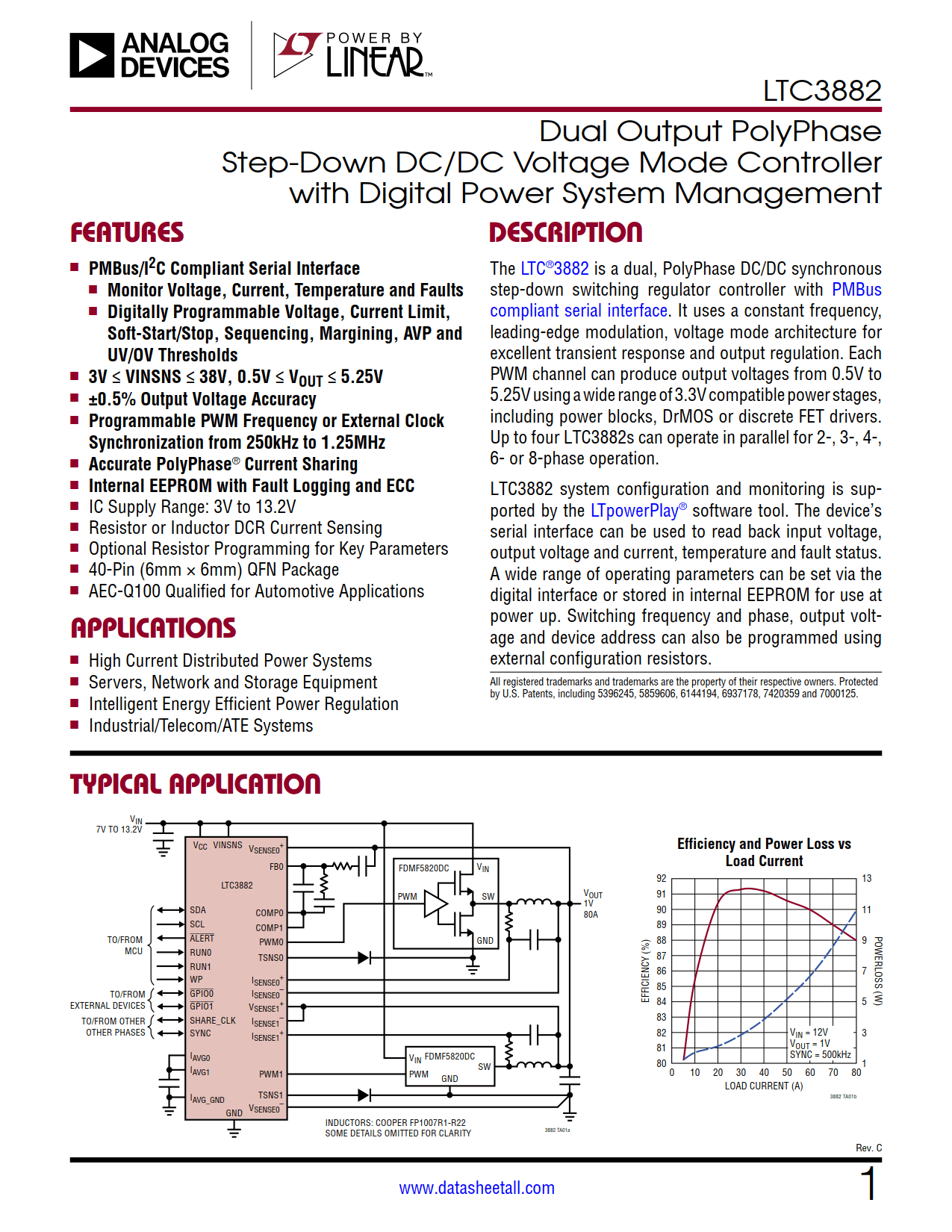 LTC3882 Datasheet