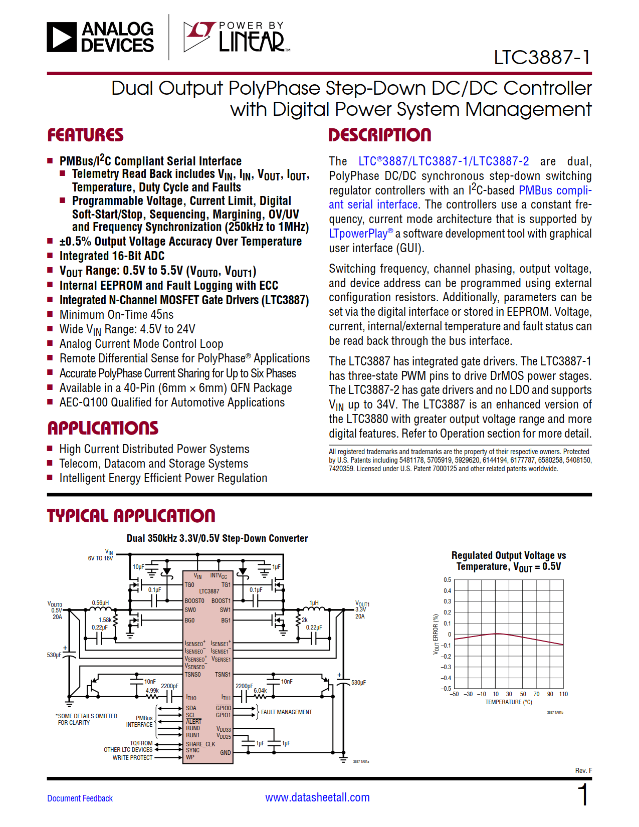 LTC3887-1 Datasheet