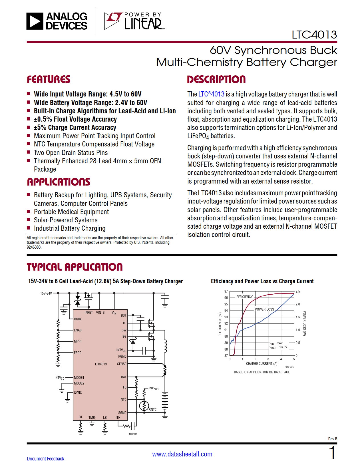 LTC4013 Datasheet