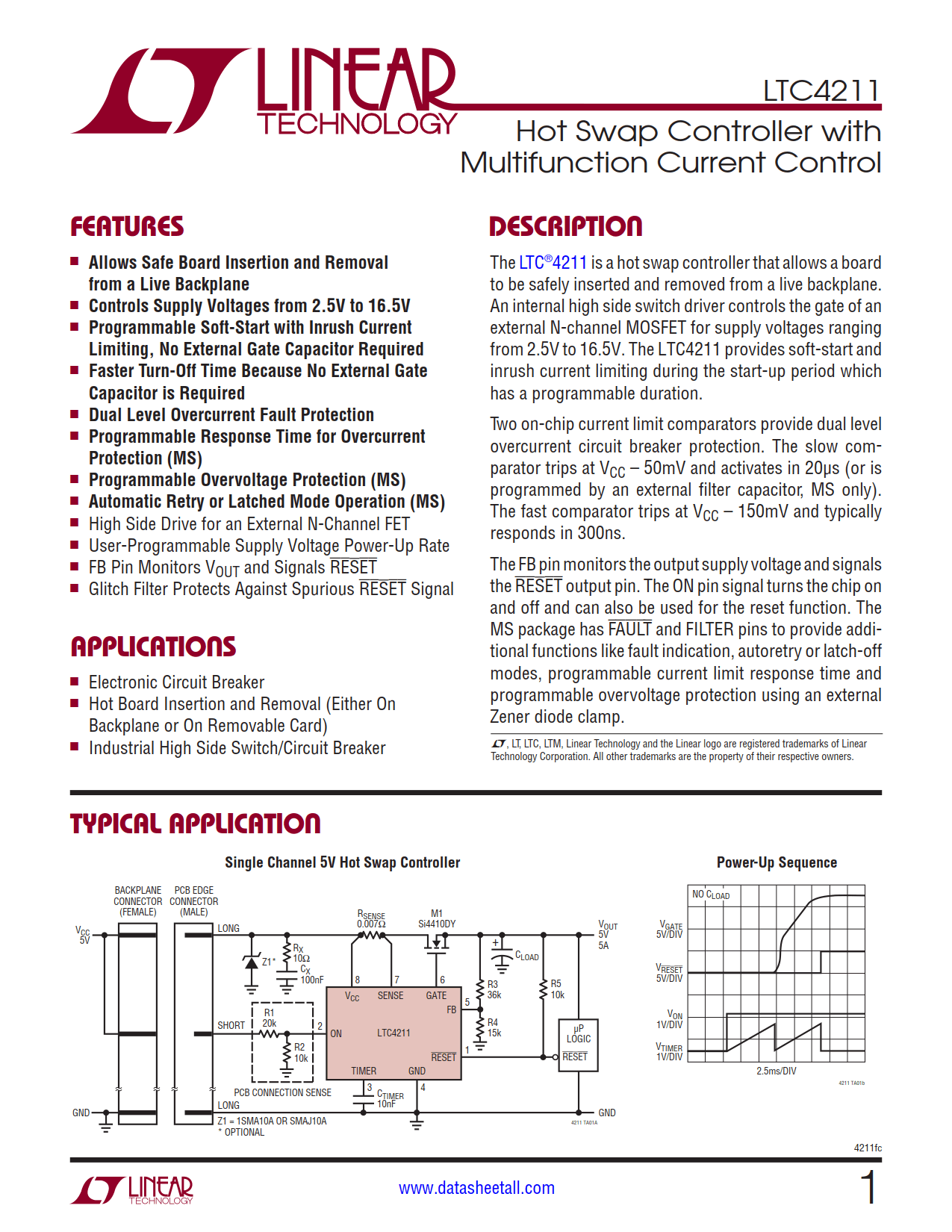 LTC4211 Datasheet