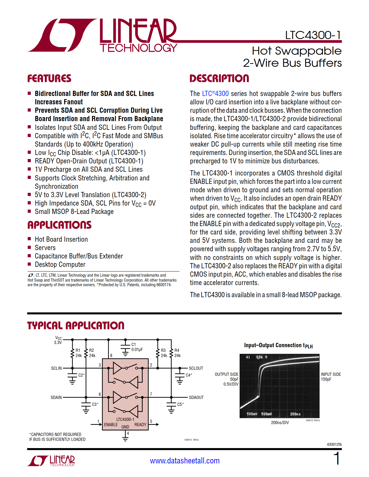 LTC4300-1 Datasheet