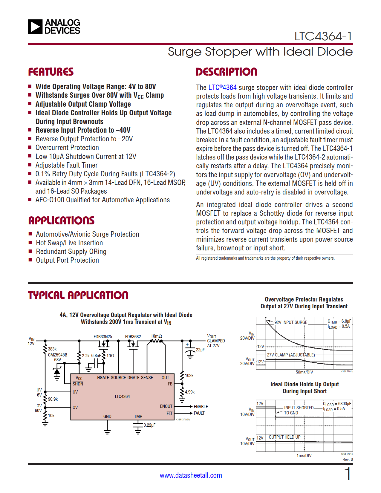 LTC4364-1 Datasheet