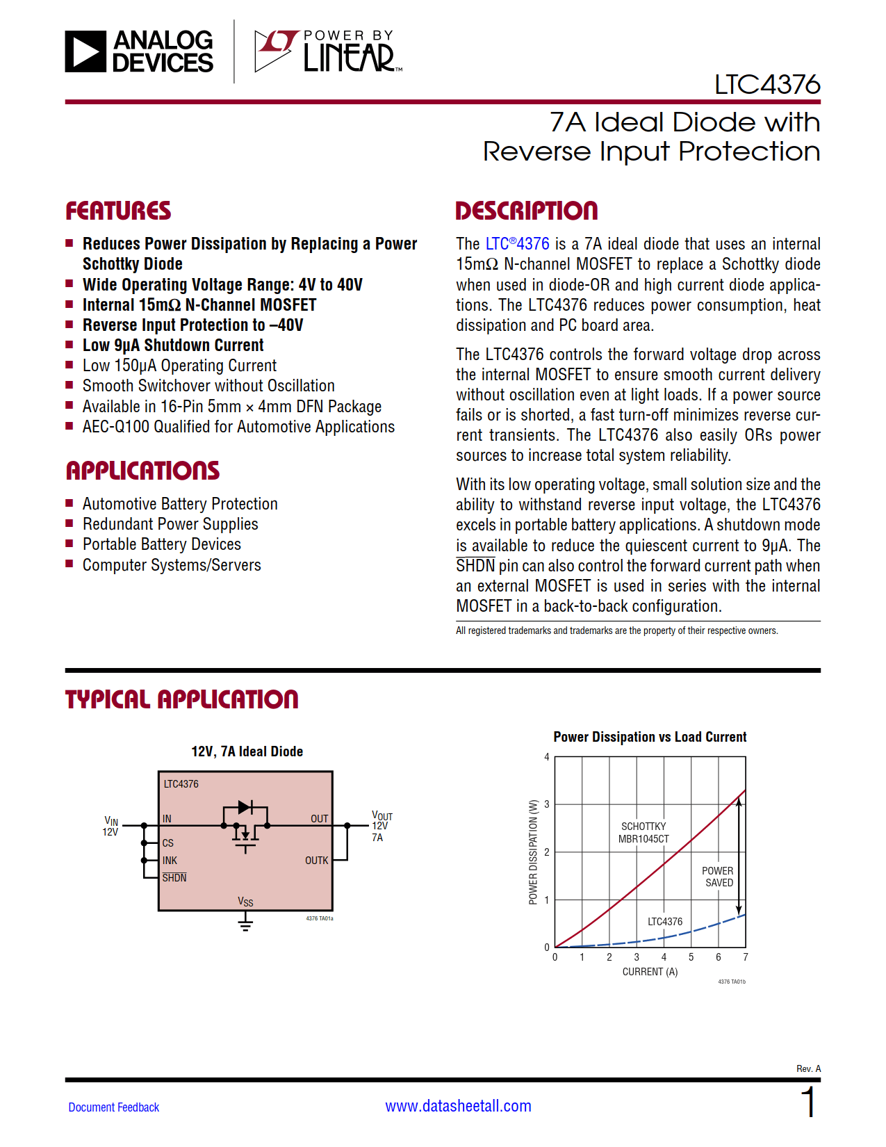 LTC4376 Datasheet