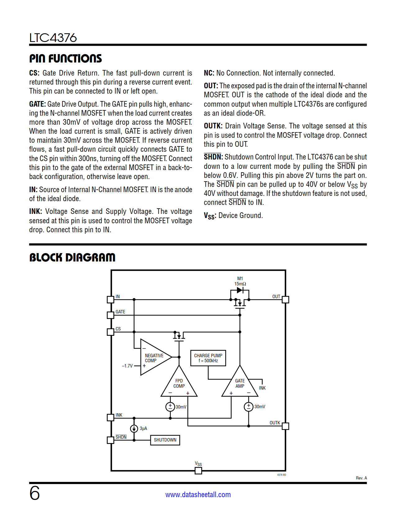 LTC4376 Datasheet Page 6