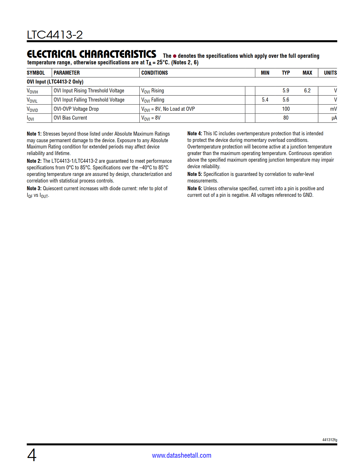 LTC4413-2 Datasheet Page 4