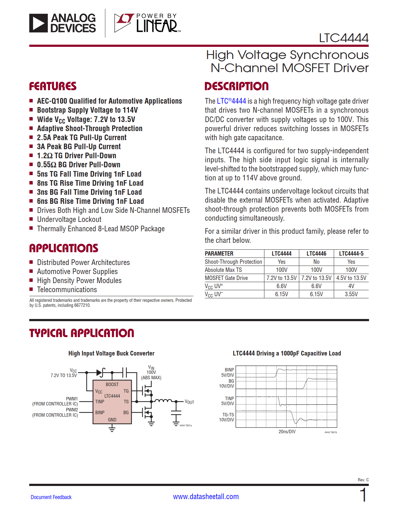 LTC4444 Datasheet