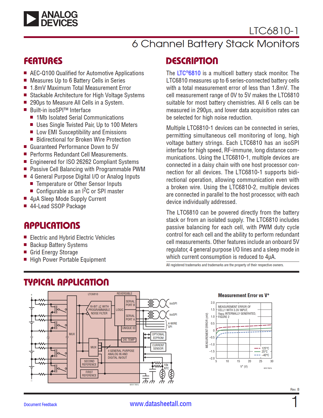 LTC6810-1 Datasheet