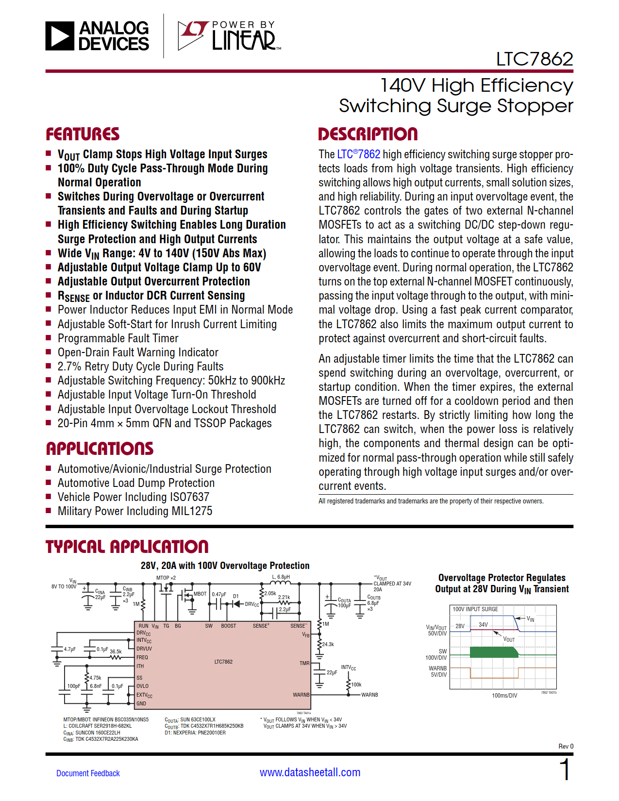 LTC7862 Datasheet