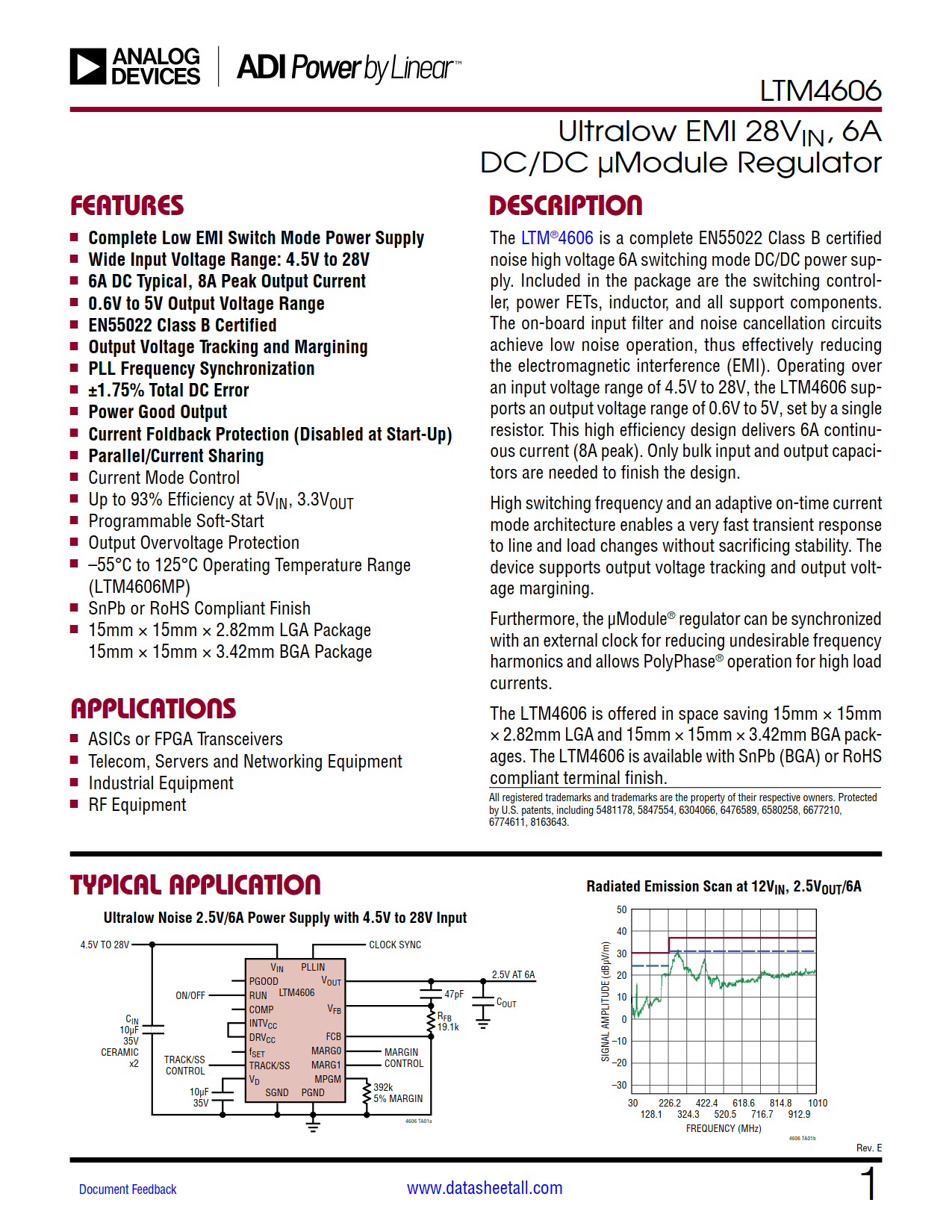 LTM4606 Datasheet