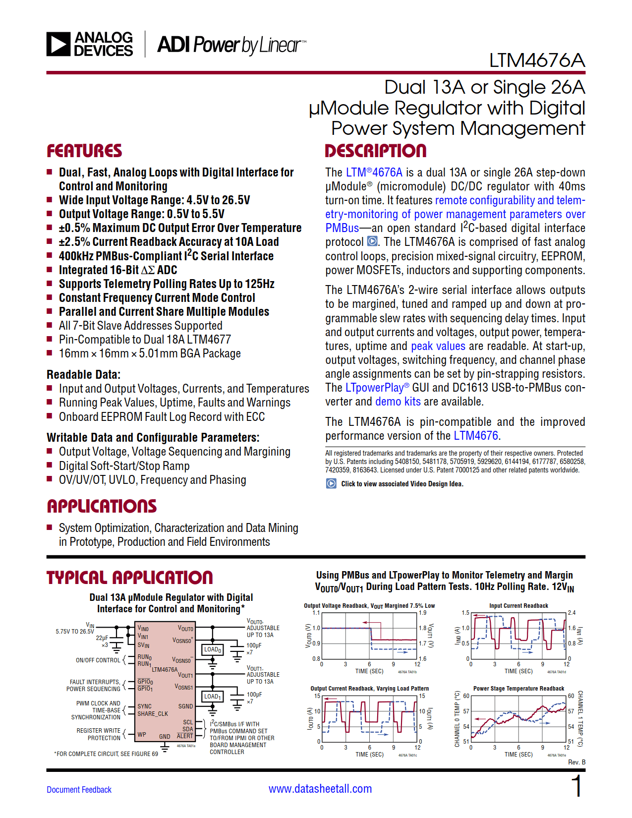 LTM4676A Datasheet