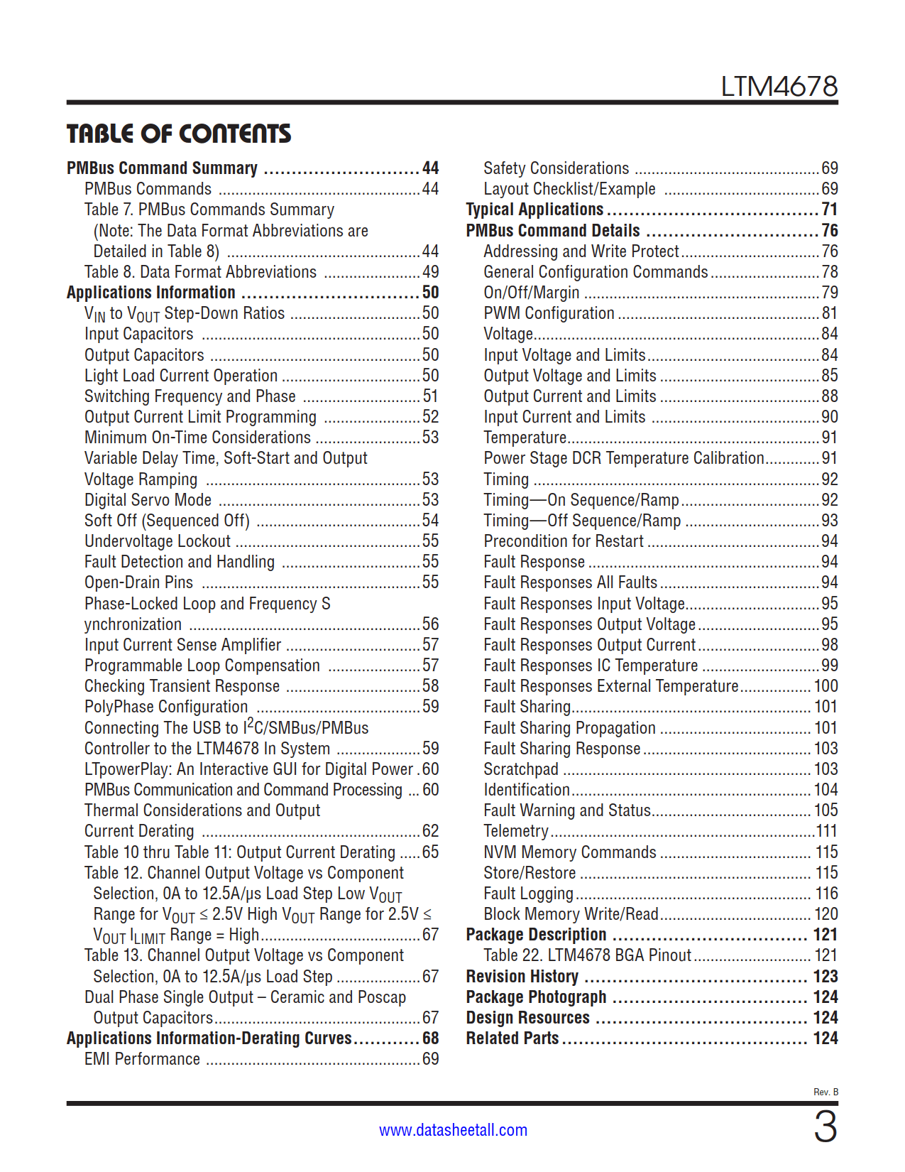 LTM4678 Datasheet Page 3