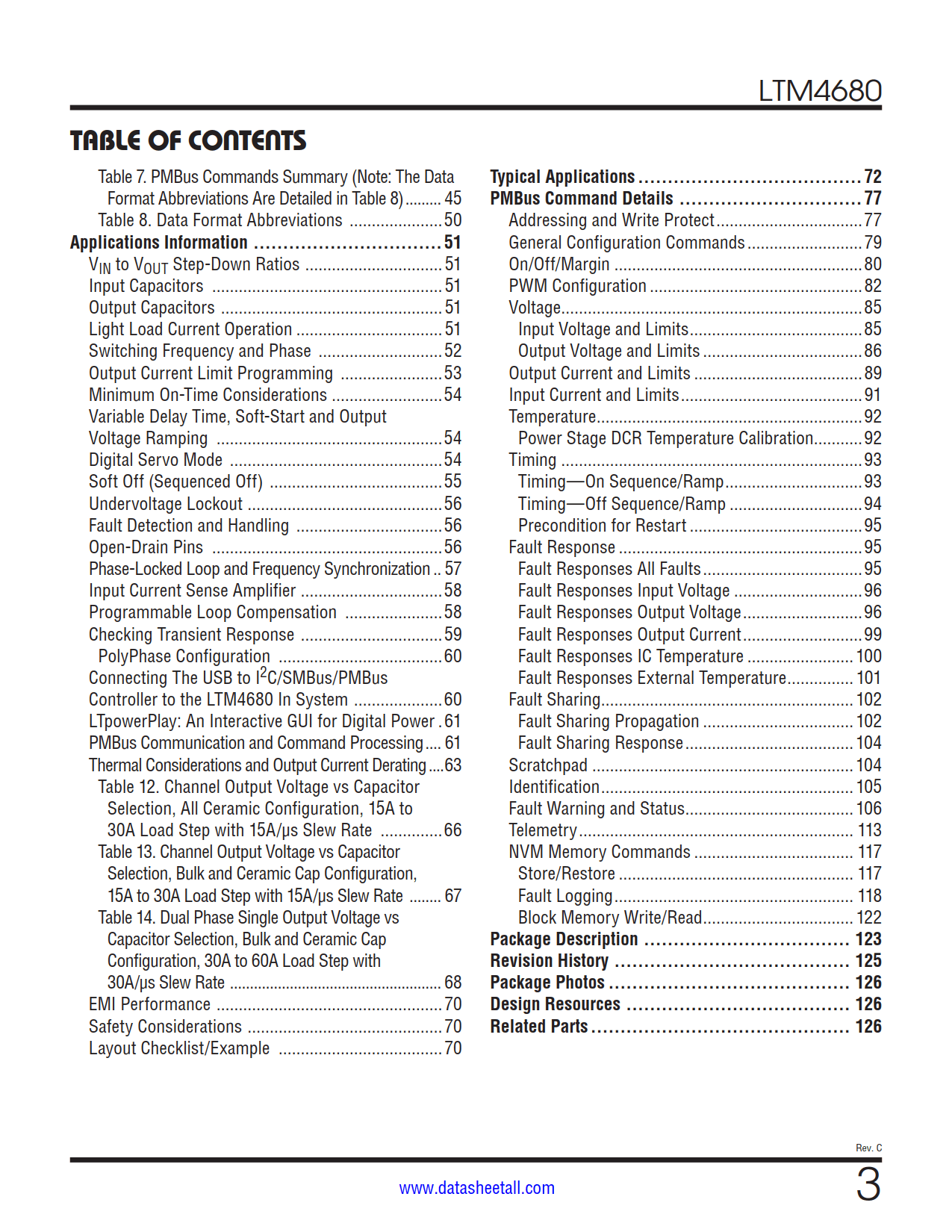 LTM4680 Datasheet Page 3