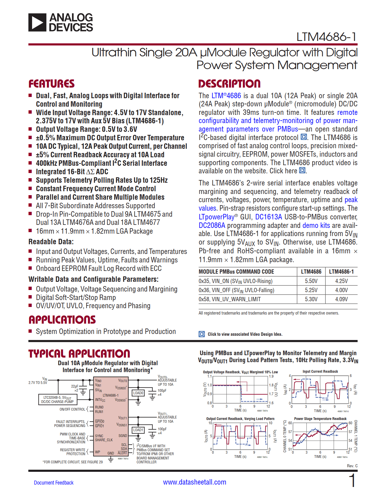 LTM4686-1 Datasheet