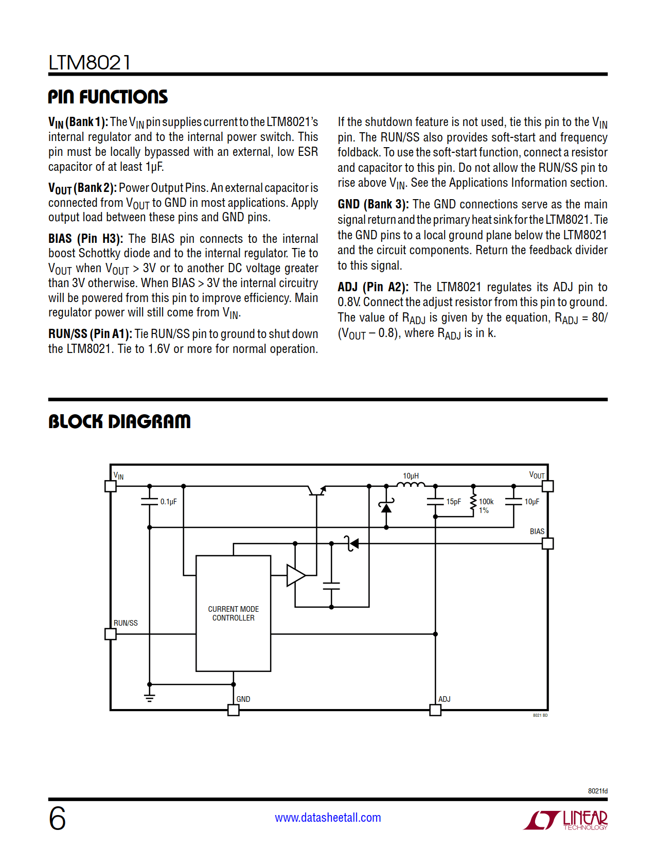 LTM8021 Datasheet Page 6