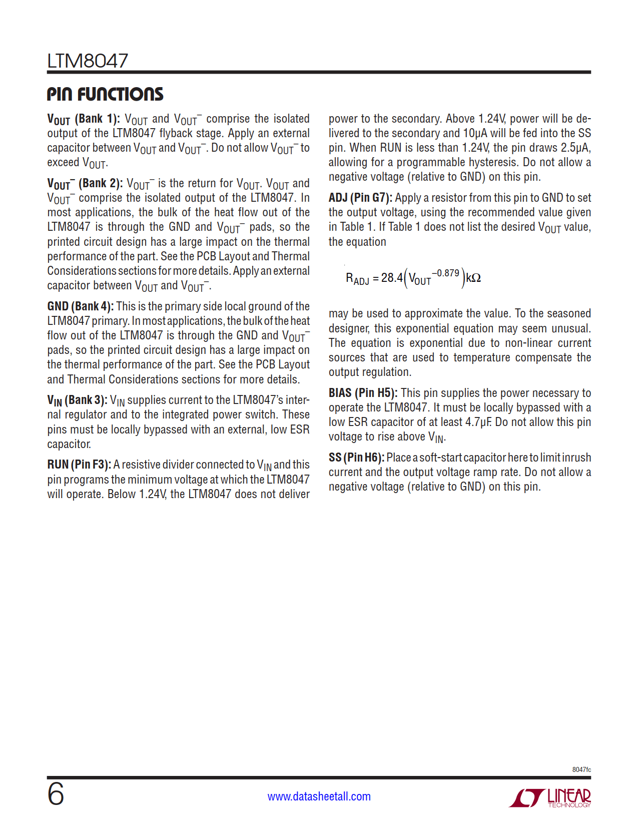 LTM8047 Datasheet Page 6