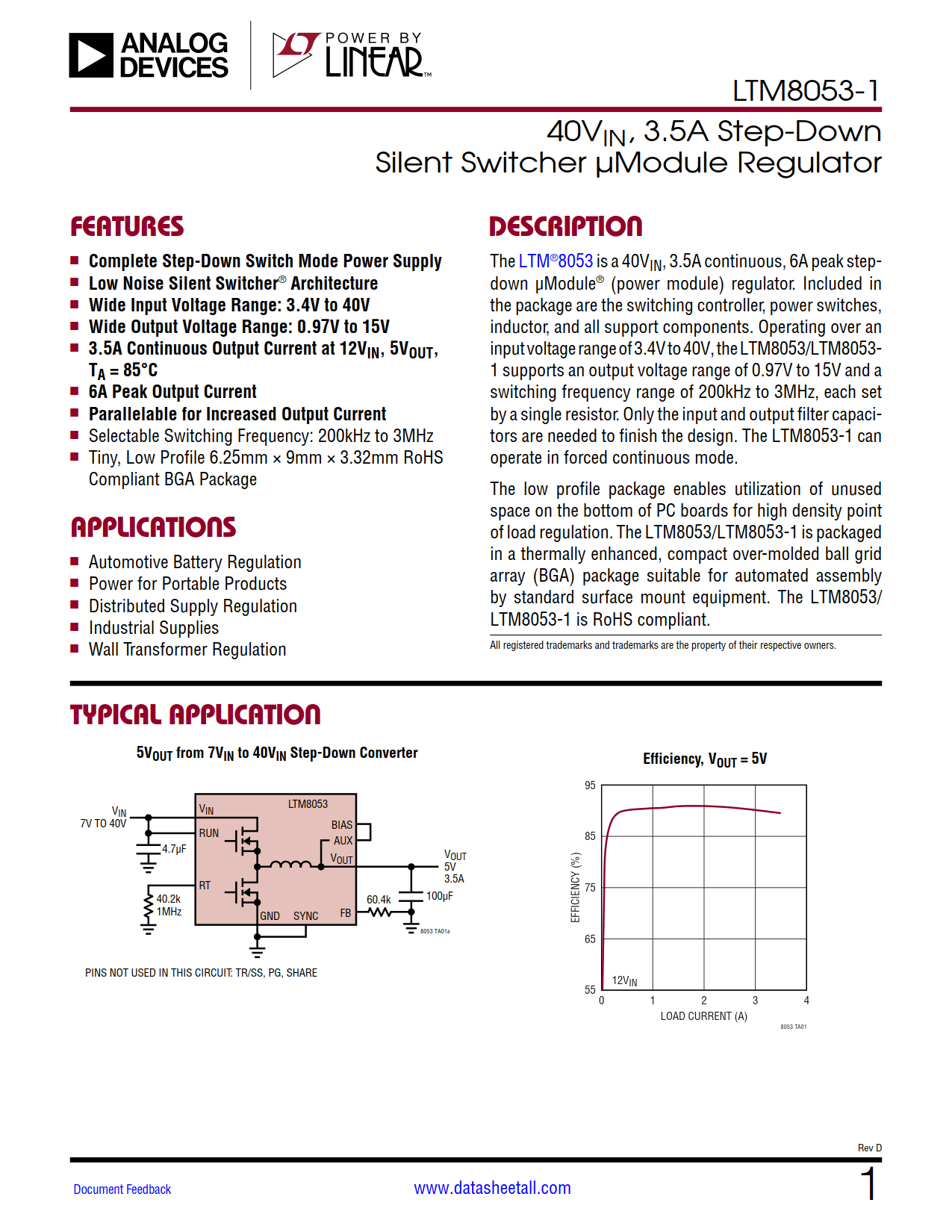 LTM8053-1 Datasheet