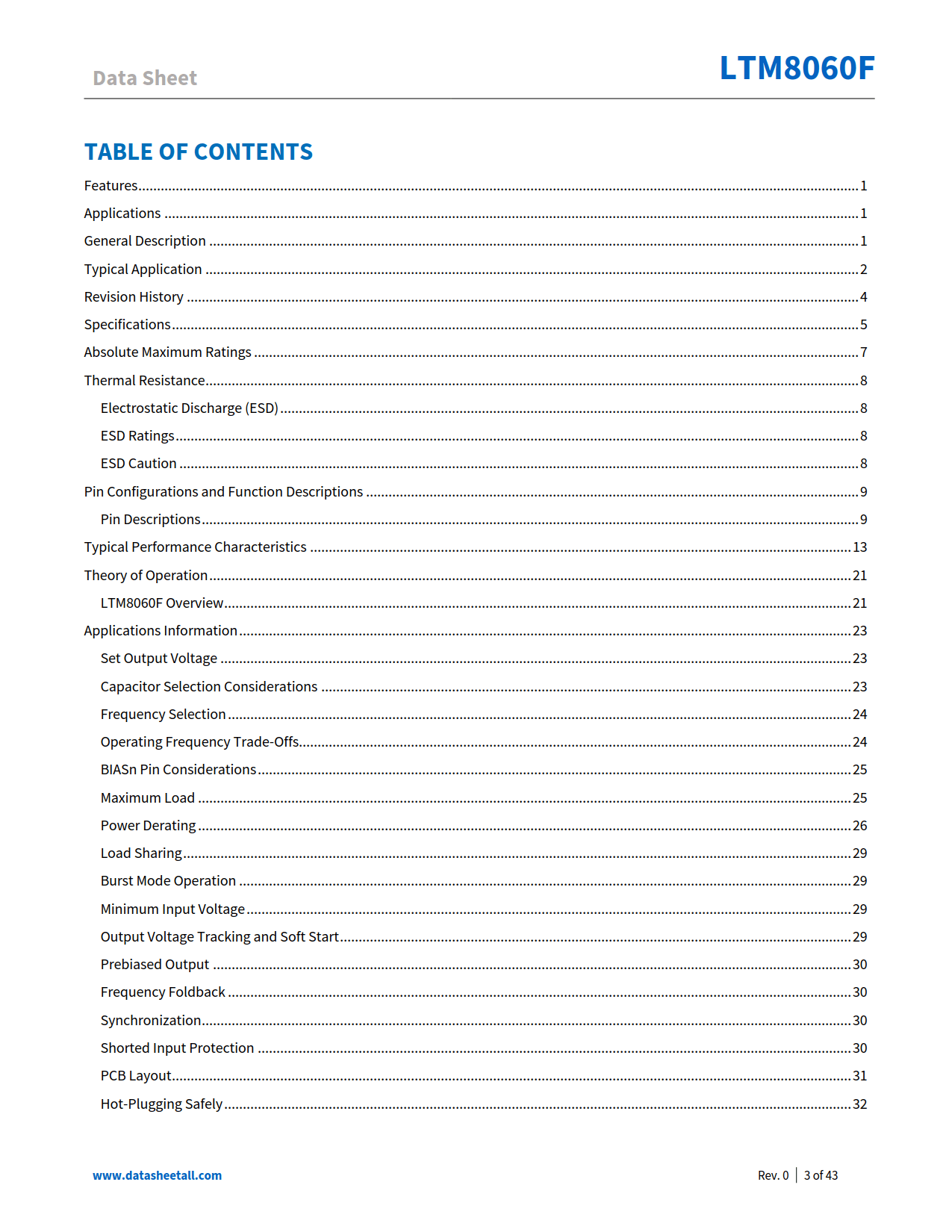 LTM8060F Datasheet Page 3