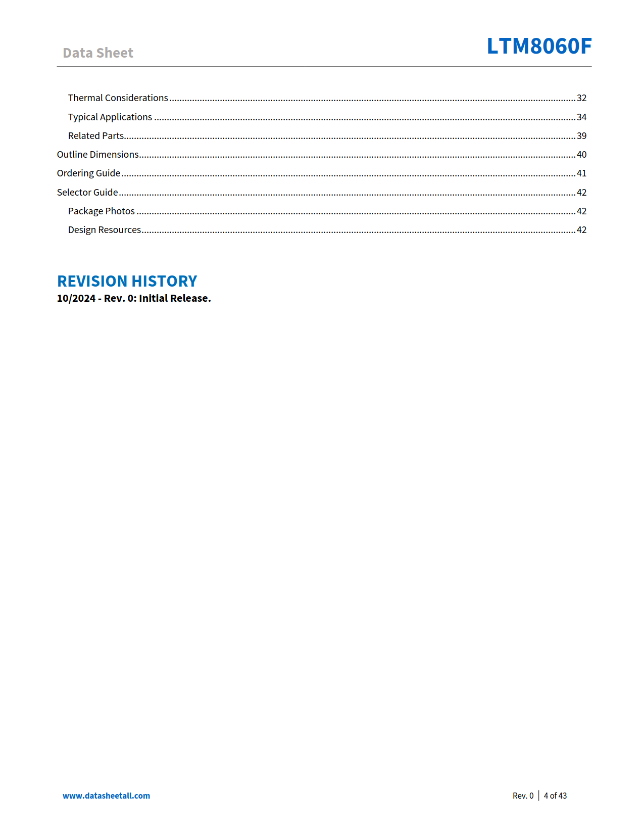 LTM8060F Datasheet Page 4