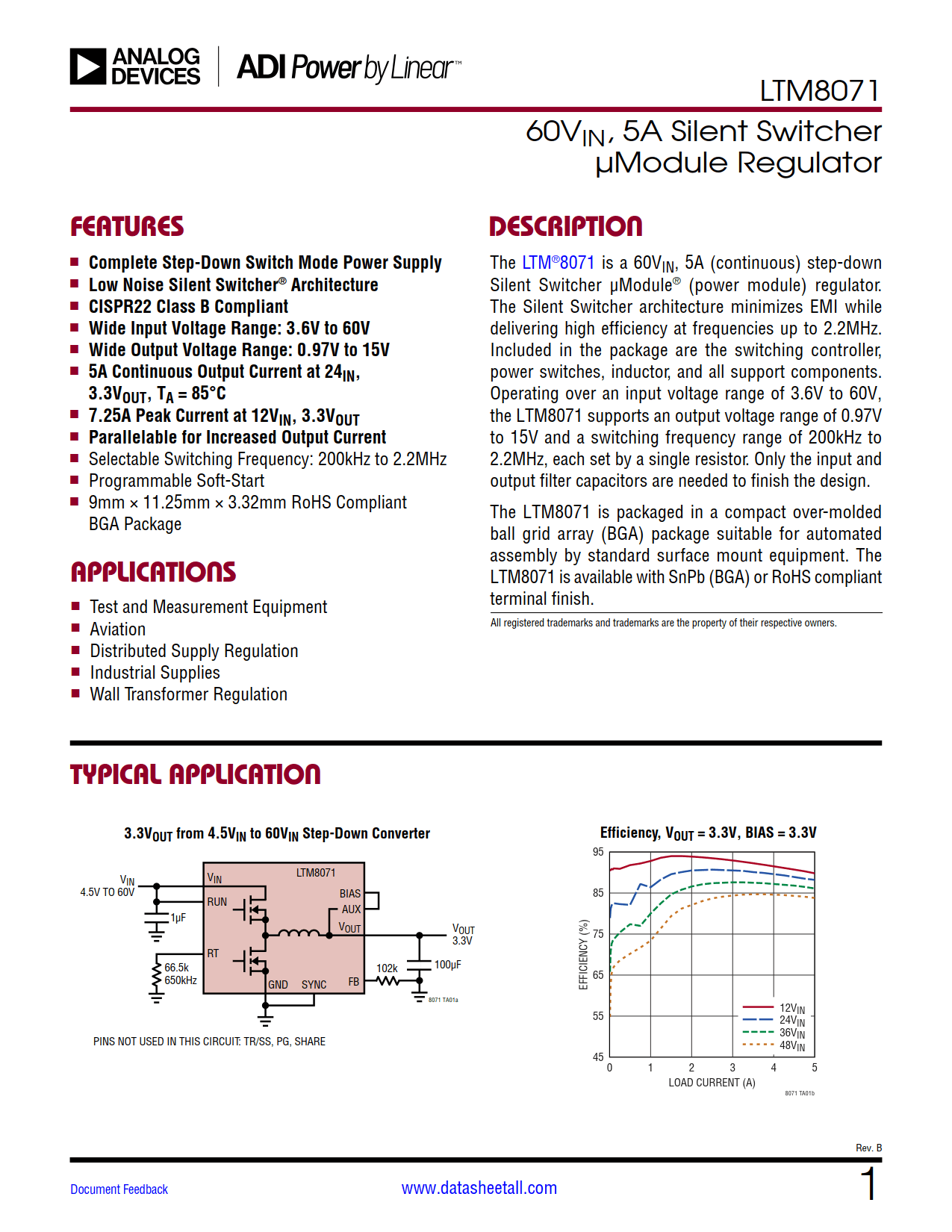 LTM8071 Datasheet