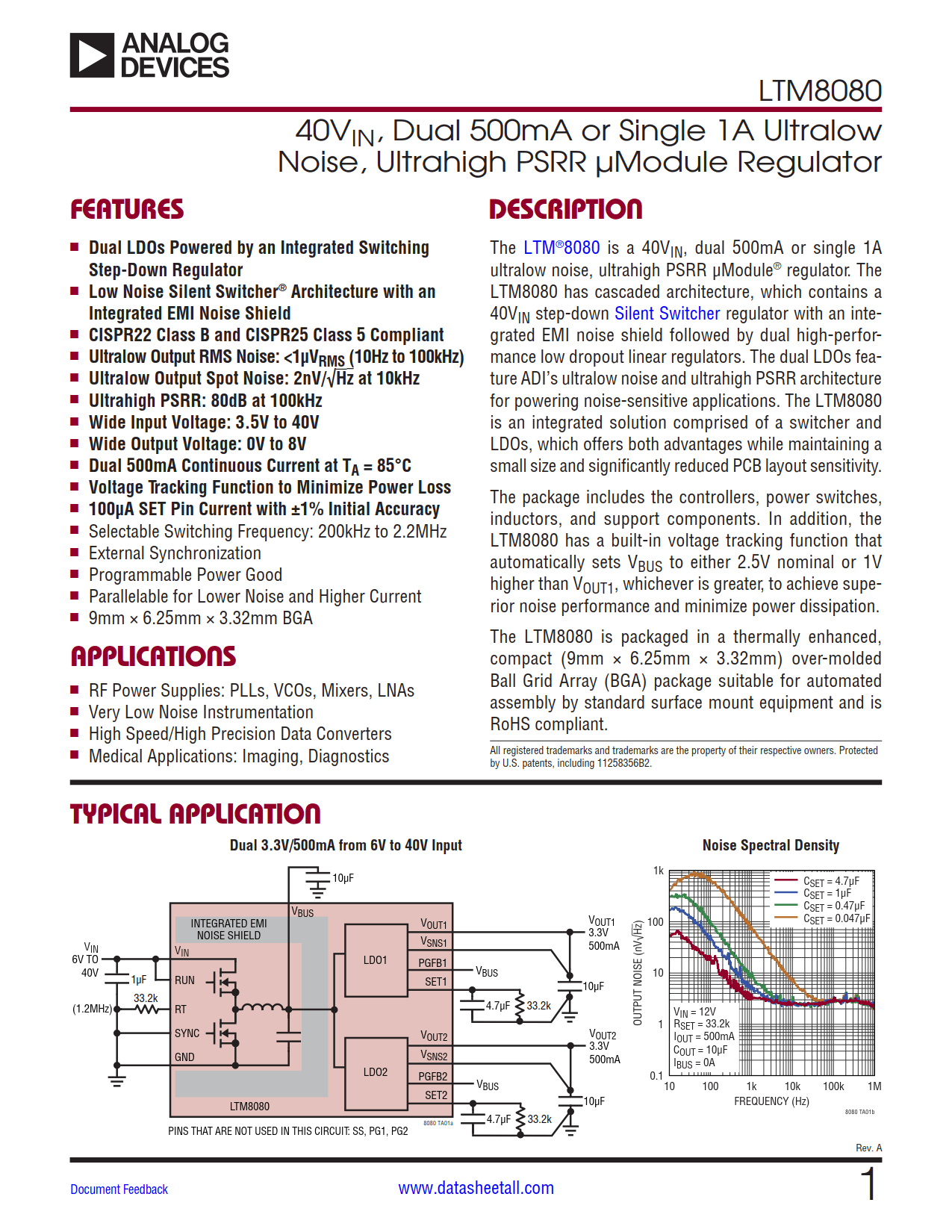 LTM8080 Datasheet