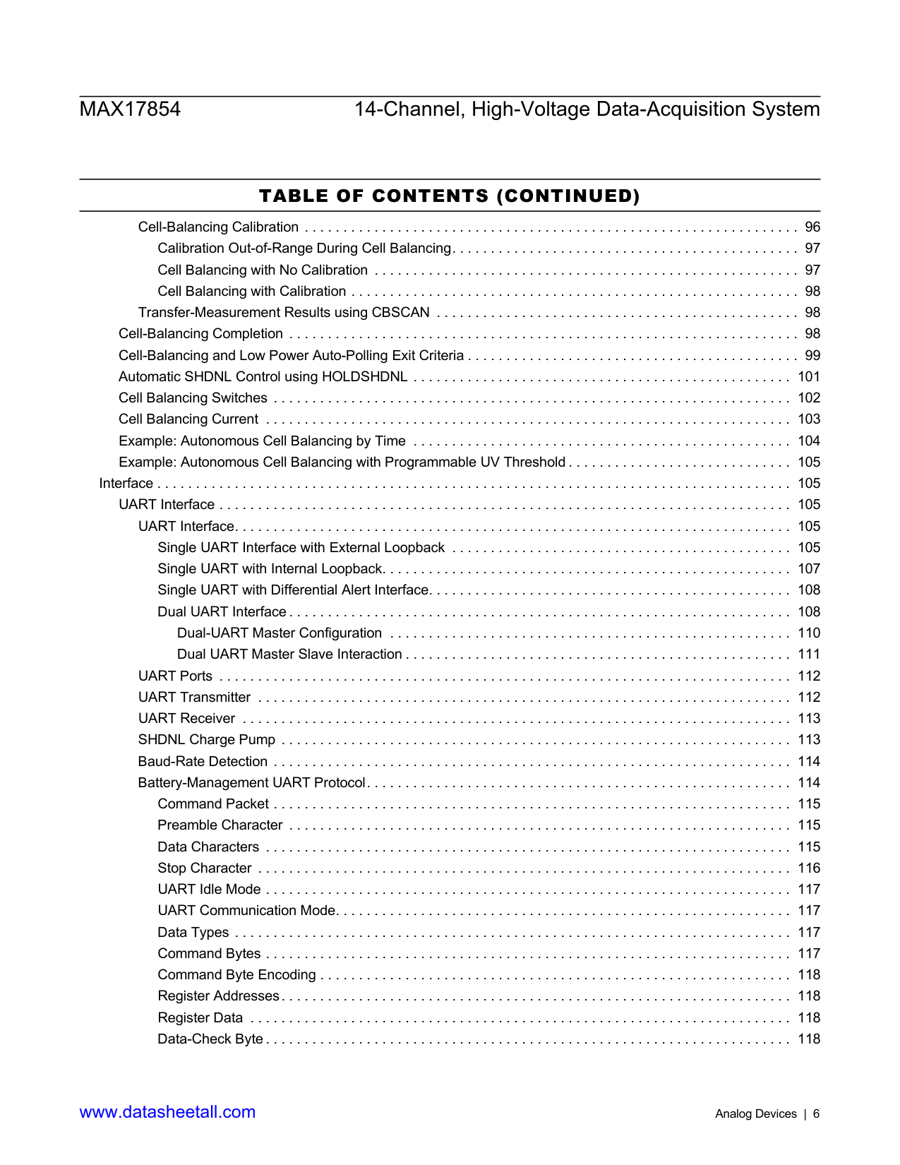 MAX17854 Datasheet Page 6