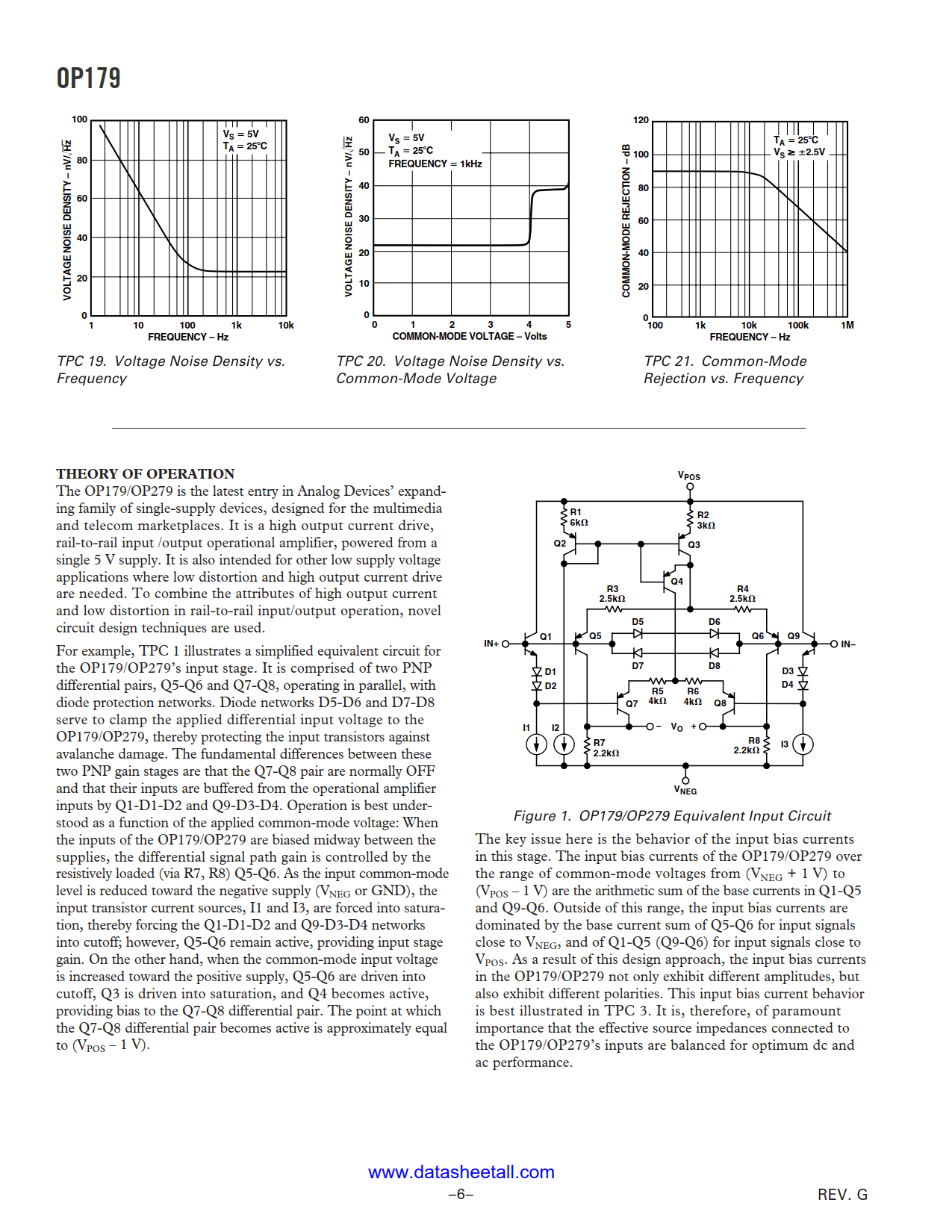 OP179 Datasheet Page 6